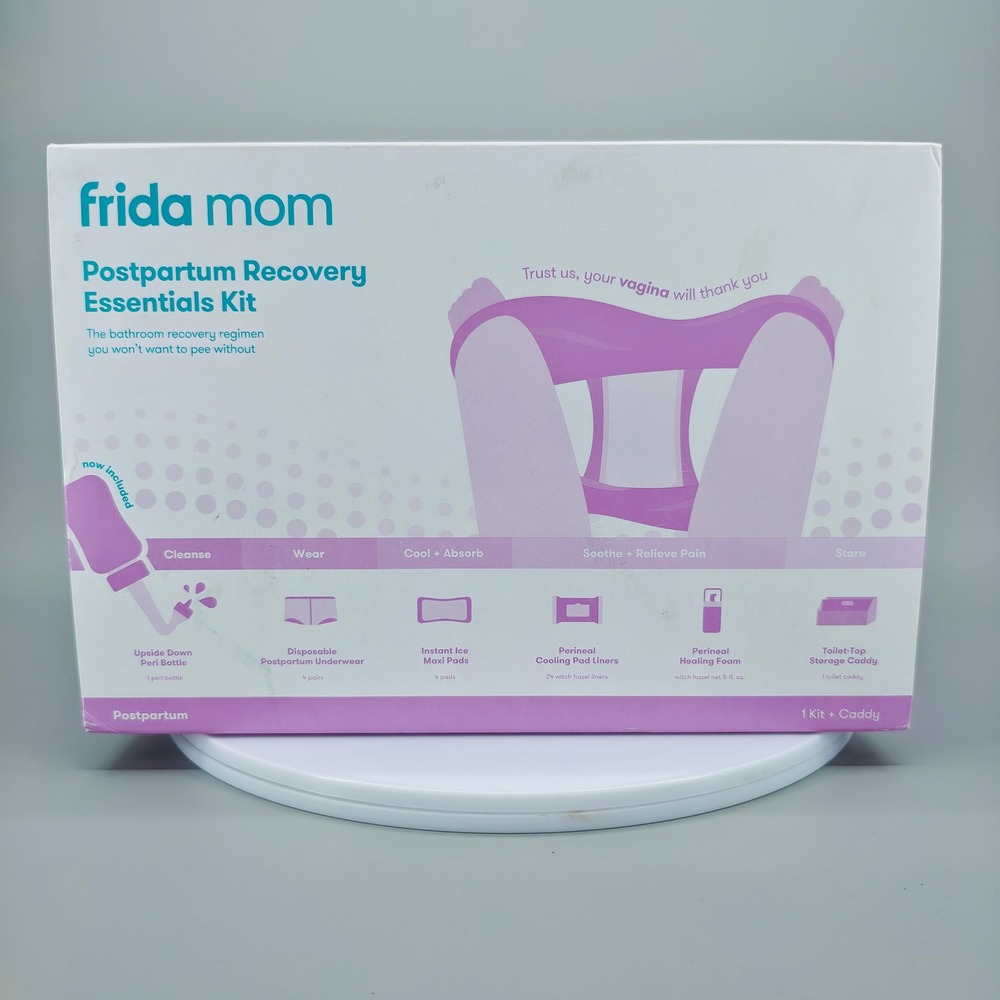 Frida Mom Postpartum Recovery Essentials Kit 5-Step Regimen with Caddy
